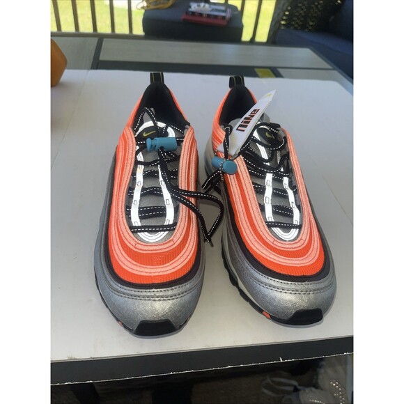 cw6012-001 Size6.5 Nike Air Max 97 Gs Metalic Silver Speed Yellow